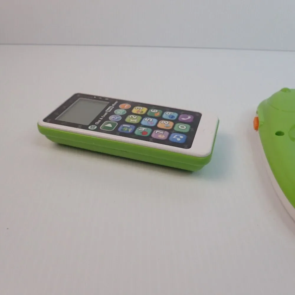 LeapFrog My First Learning Tablet & Chat & Count Emoji Phone Toy Lot of 2